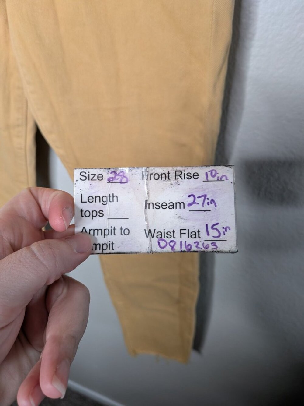 Mother 28 The Looker Ankle Fray Gettin' in Cashew Yellow High-Rise Jeans - Picture 11 of 11